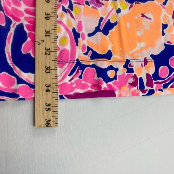 Lilly Pulitzer Sophie Catch Release Bright Colorful Crab Lobster Mini Dress Sz M - Picture 10 of 11